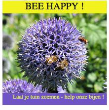 Beehappylaatjetuinzoemenkort